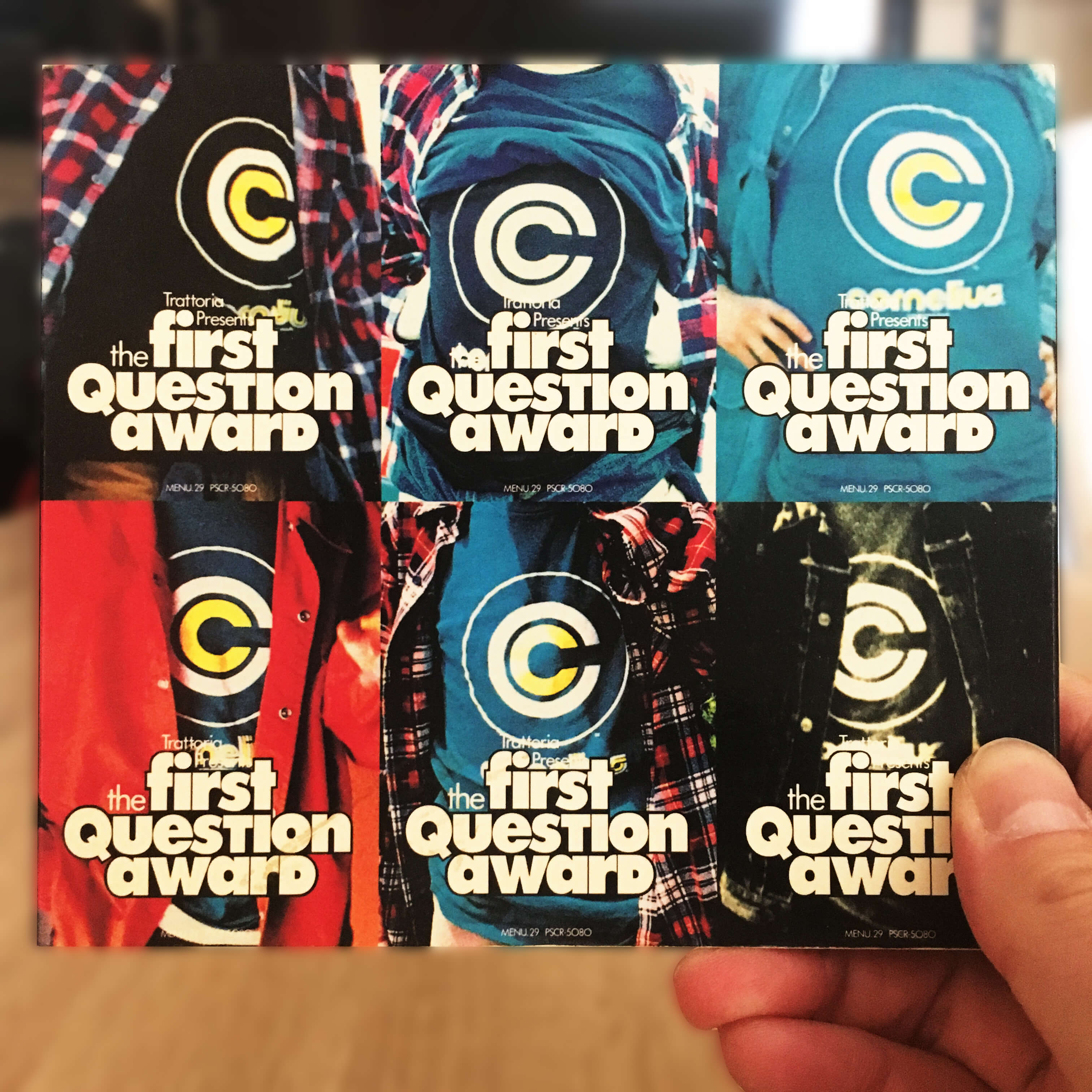 THE FIRST QUESTION AWARD